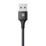 Kép 3/6 - Baseus Cable Rapid series 3-in-1 Micro + Dual Lightning 3A 1,2m kábel fekete