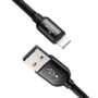 Kép 3/14 - Baseus Three Primary Colors Micro-USB + USB Type-C + Lightning 3,5A 1,2m kábel fekete