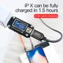 Kép 13/14 - Baseus Three Primary Colors Micro-USB + USB Type-C + Lightning 3,5A 1,2m kábel fekete