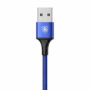 Kép 5/8 - Baseus Rapid 3 az 1-ben USB - micro-USB + Lightning + USB-C 3A 1,2m kábel - kék
