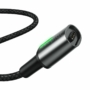 Kép 3/14 - Baseus Magnetic Zinc USB - Micro-USB 1,5A 2m mágneses kábel - fekete