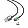 Kép 4/14 - Baseus Magnetic Zinc USB - Micro-USB 1,5A 2m mágneses kábel - fekete