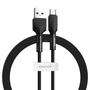 Kép 3/8 - Baseus Silica Gel USB - USB-C 3A 1m kábel - fekete