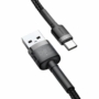 Kép 3/4 - Baseus Cafule USB - USB-C QC3.0 3A 1m kábel - fekete