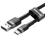 Kép 6/9 - Baseus Cafule USB -Type-C - USB Type-C 2A 2m kábel - fekete-szürke