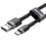 Kép 11/16 - Baseus Cafule USB - USB Type-C 2A 3m szövet kábel - fekete
