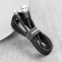 Kép 12/16 - Baseus Cafule USB - USB Type-C 2A 3m szövet kábel - fekete
