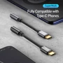 Kép 6/9 - Baseus L54 USB-C - 3,5mm jack audio adapter - sötétszürke