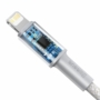 Kép 12/15 - Baseus High Density USB-C - Lightning sodrott szövet PD 20W 5A kábel 2m - fehér