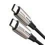 Kép 5/8 - Baseus Water Drop-shaped USB Type-C - USB Type-C PD2.0 60W 20V 3A 1m kábel töltést jelző fénnyel - fekete