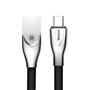 Kép 3/3 - Baseus Zinc Fabric USB - USB Type-C 1m szövet kábel - fekete