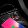 Kép 3/9 - Baseus Gentleman 4,8A Dual USB autós töltő piros