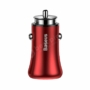 Kép 7/9 - Baseus Gentleman 4,8A Dual USB autós töltő piros