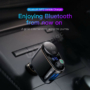 Kép 3/9 - Baseus Locomotive Bluetooth FM Transmitter és autós szivargyújtó töltő 3,4A - fekete