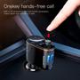 Kép 5/9 - Baseus Locomotive Bluetooth FM Transmitter és autós szivargyújtó töltő 3,4A - fekete