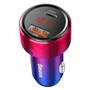 Kép 4/6 - Baseus Car Charger PPS kijelzővel USB Type-C PD + Intelligent QC USB 45W piros