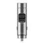 Kép 3/9 - Baseus Energy Column Bluetooth FM Transmitter MP3 2xUSB 3,1A autós töltő kijelzővel - ezüst