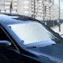 Kép 4/22 - Baseus Auto Close autó szélvédő hővédő árnyékoló roló 64x140cm - ezüst