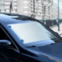 Kép 4/22 - Baseus Auto Close autó szélvédő hővédő árnyékoló roló 64x140cm - ezüst