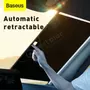 Kép 6/22 - Baseus Auto Close autó szélvédő hővédő árnyékoló roló 64x140cm - ezüst