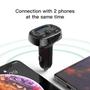 Kép 3/10 - Baseus Bluetooth FM Transmitter T-Type 2xUSB Micro-SD autós szivargyújtó töltő fekete