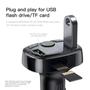 Kép 4/10 - Baseus Bluetooth FM Transmitter T-Type 2xUSB Micro-SD autós szivargyújtó töltő fekete