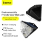 Kép 3/15 - Baseus Home Energy napelemes, mozgásérzékelős fali LED lámpa, 0-8m és 120 fok érzékelés, IPX5