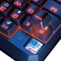 Kép 6/8 - Baseus GAMO egykezes gaming mechanikus billentyűzet fekete
