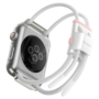Kép 6/9 - Baseus Let's go Apple Watch 42/44/45 mm állítható szíj - fehér-rózsaszín