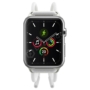 Kép 8/9 - Baseus Let's go Apple Watch 42/44/45 mm állítható szíj - fehér-rózsaszín