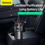 Kép 10/14 - Baseus Car Tool Breeze autós légfrissítő akkumulátorral fekete