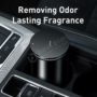 Kép 5/6 - Baseus Minimalist autós légfrissítő és illatosító pohártartóba - fekete