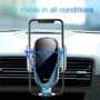 Kép 5/13 - Baseus Future autós telefon tartó szellőzőnyílásba - kék