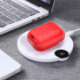 Kép 10/10 - Baseus Apple Airpods szilikon tok vezeték nélküli töltéshez - piros
