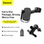 Kép 4/13 - Baseus Rock Solid automata szenzoros autós telefon tartó és vezeték nélküli töltő 10W szellőzőrácsba, műszerfalra töltővel - fekete