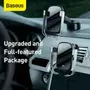 Kép 4/13 - Baseus Rock Solid automata szenzoros autós telefon tartó és vezeték nélküli töltő 10W szellőzőrácsba, műszerfalra töltővel - fekete-ezüst
