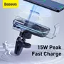 Kép 6/16 - Baseus Explore Gravity autós telefon tartó vezeték nélküli töltéssel 15W - áttetsző-fekete