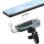 Kép 11/16 - Baseus Explore Gravity autós telefon tartó vezeték nélküli töltéssel 15W - áttetsző-fekete