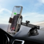 Kép 8/12 - Baseus autós telefon tartó vezeték nélküli töltéssel tapadókoronggal, szélvédőre, műszerfalra - fekete