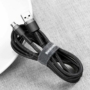 Kép 10/11 - Baseus Cafule USB - Micro-USB QC 1,5A 2m sodrott szövet kábel - fekete