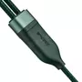 Kép 7/11 - Baseus Flash Series USB Type-C - 2xUSB Type-C 100W 1,5m kábel gyors töltéshez - zöld