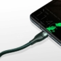 Kép 10/11 - Baseus Flash Series USB Type-C - 2xUSB Type-C 100W 1,5m kábel gyors töltéshez - zöld