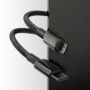 Kép 9/12 - Baseus Tungsten Gold USB Type-C - Lightning PD 20W 1m szövet sodrott kábel - fekete