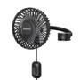 Kép 2/10 - Baseus autós fejtámlára rögzíthető USB ventilátor - fekete