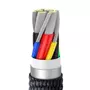 Kép 4/8 - Baseus Crystal Shine USB-C - USB-C 100W 1,2m sodrott kábel - fekete