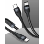 Kép 8/17 - Baseus Flash Series USB Type-C - 2xUSB Type-C 100W 1,5m kábel gyors töltéshez - fekete