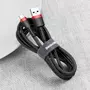Kép 4/12 - Baseus Cafule kábel USB - USB Type C / QC3.0, 2A, 3m - fekete-piros