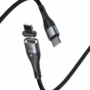 Kép 2/6 - Baseus Zinc Magnetic USB Type-C - Lightning PD 20W 2m kábel - fekete