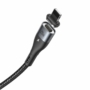 Kép 3/6 - Baseus Zinc Magnetic USB Type-C - Lightning PD 20W 2m kábel - fekete