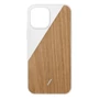 Kép 1/4 - Native Union Clic Wooden, wht - iPhone 12 Pro Max